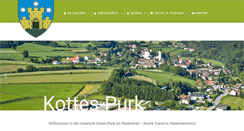 Desktop Screenshot of kottes-purk.at